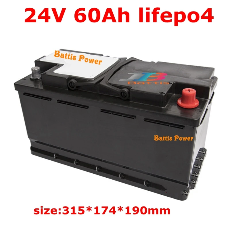 24V 60Ah литий LifePo4 батарея многократного цикла глубокого заряда-разряда для 1200W