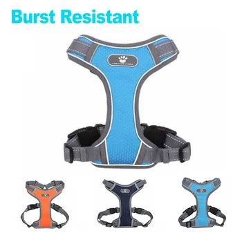 

Dog Harness Oxford Burst Resistant Large Dogs Harness Collar Three Layer Fabric For Medium Big Dog Vest Harnesses Pet Products