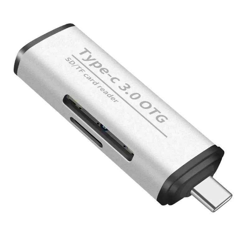 Металлический USB C для SD/Micro SD кард-ридер Тип C для USB 3,0 OTG адаптер для MacBook samsung Galaxy S10 S9 S8 huawei mate 20