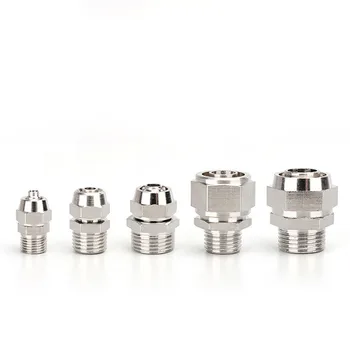Pneumatic Fittings Air Fitting pc 4-M5 4 6 8 10 12 14 16mm Thread 1/8  3/8 1/2" 1/4"BSP Quick Connector For hose Tube Connectors 1