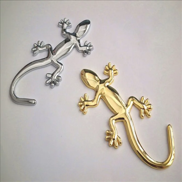 Поперечная граница для твердого металла Gecko бампер наклейки золотого и серебряного цвета бампер наклейки автомобиля ремонт украшения стерео крутые наклейки бампера