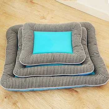 

Summer Cooling Mat Ice Pad Dog Sleeping Mats for Dogs Cats Pet Kennel Top Quality Cool Cold Silk Bed Super Breathable Washable