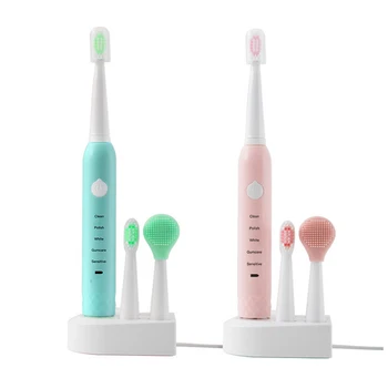

Powerful Ultrasonic Sonic Electric Toothbrush USB Charge Rechargeable Tooth Brushes Washable Electronic Whitening Teeth Brush