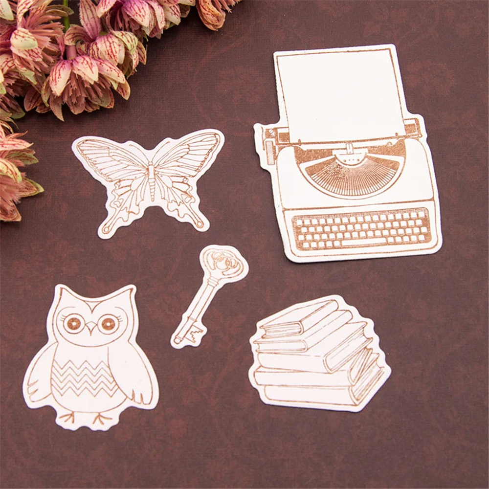 Owl Metal Cutting Dies and Clear Stamps Set New 2021 Christmas Scrapbooking Make Card Album Craft Stencil Arrivals | Дом и сад