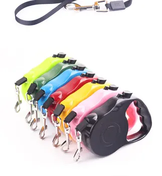 

New automatic pet tractor pet traction rope walking dog artifact dog automatic telescopic traction rope dog traction belt