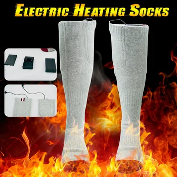 

Women Men Breathable Cold Proof Winter Battery Case Electric Heated Socks Gift Climbing Outdoor Sports Foot Warmer Absorb Sweat