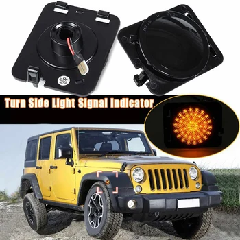

Car Dynamic LED Turn Signal Light Side Indicator for Jeep Wrangler JK 2007-2015