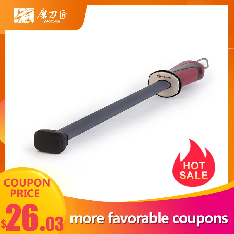  V-SAN Professional Kitchen Knife Sharpener Rod With Comfortable Handle Ceramic high-performance sha - 32803973108