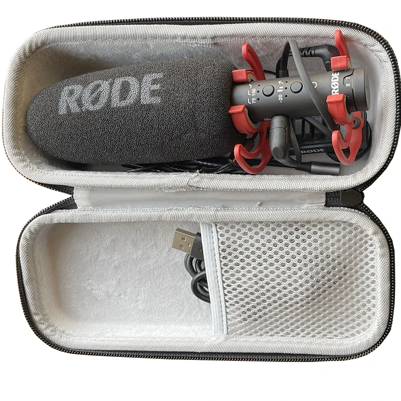 Hard EVA Storage Bag for RODE VideoMic NTG Vlgo Portable Case Microphone Protection Bag Travel Carrying Hard Bags