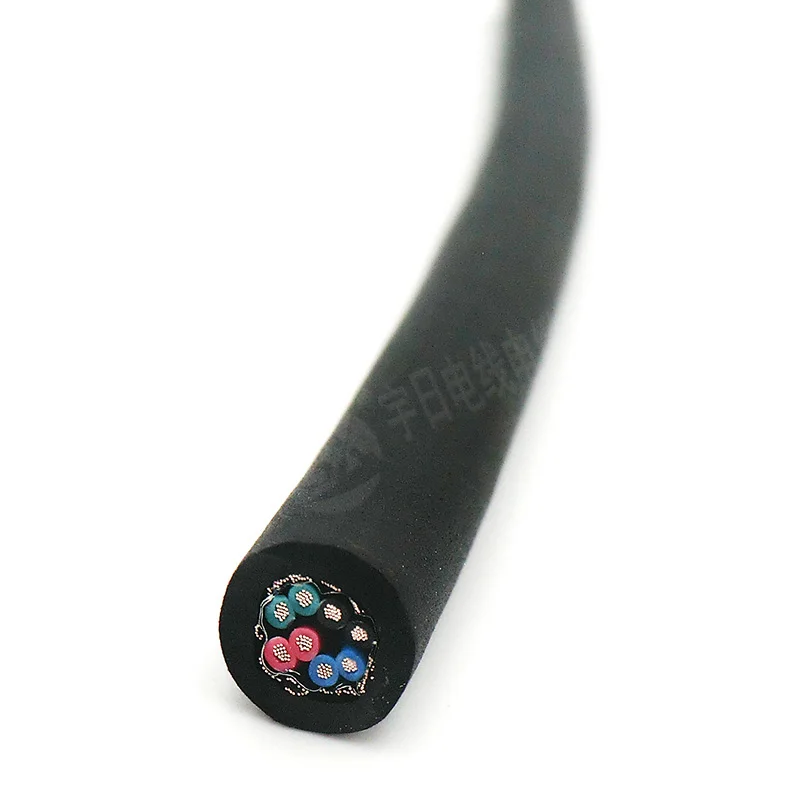Гибкий Экранированный Кабель витая пара 8 core 0 14 2 0.3mm m2 100m 485 провод управления