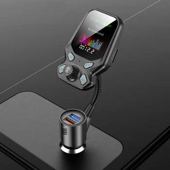 

2020 MP3 Player Fast Charging 3.0 USB Charger LCD Bluetooth FM Transmitter Handsfree Automobile Electronic Parts Car Bluetooth