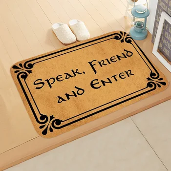 

New Non-slip Water Absorption Letter Door Mats indoor outdoor in Mat Entrance Carpet Floor Decor Soft Carpet Mat home