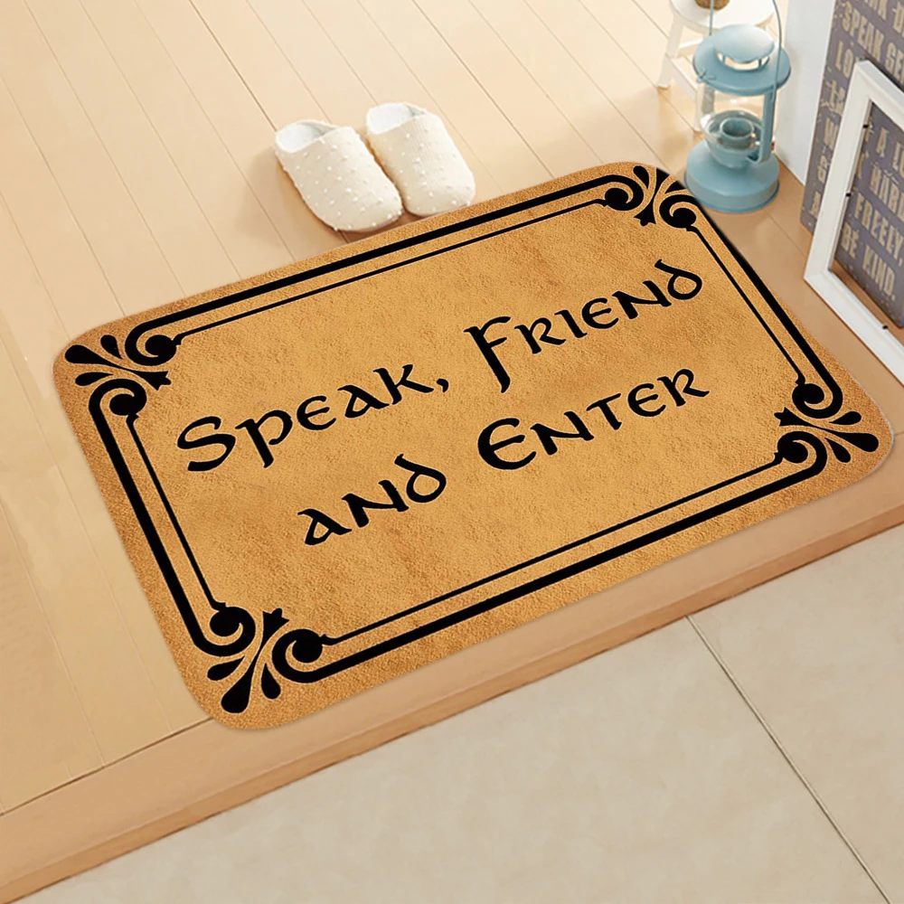 New Nonslip Water Absorption Letter Door Mats Indoor Outdoor In Mat