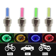 2 шт., велосипедный автомобиль, мотоцикл, колесо, шина, колпачок, вспышка, светодиодный светильник, лампа, колпачок s на автомобильные колеса, аксессуары для шин, авто стиль