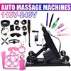 100V-240V Upgrade Sex Machine for Men and Women Female Vibrator with Nozzles Adjustable Angle Retractable Machine Guns Sex Toy 1