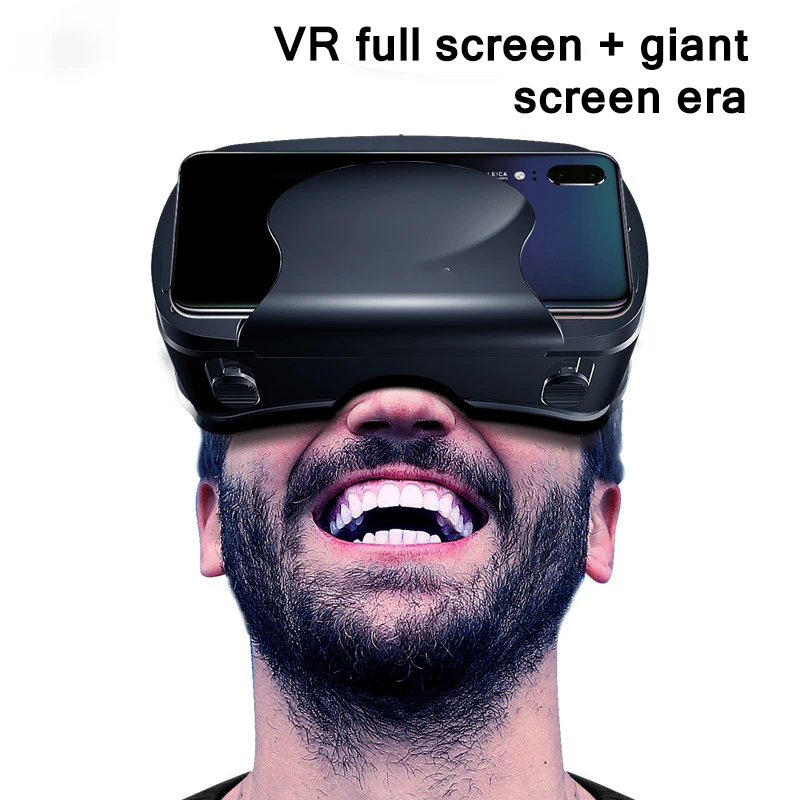 5~7 inch 3D VR Glasses Virtual Reality Full Screen Visual Wide-Angle Adjustable 120 Degree for Smartphone Eyeglasses | Электроника
