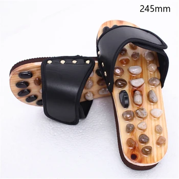

Pebble Stone Foot Massage Slippers Reflexology Feet Elderly Acupuncture Health Shoes Sandals Slippers Healthy Massager