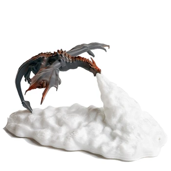 

3D Printing Fire-Breathing Dragon Light Home Creative Night Light Table Lamp Led Rechargeable Night Light