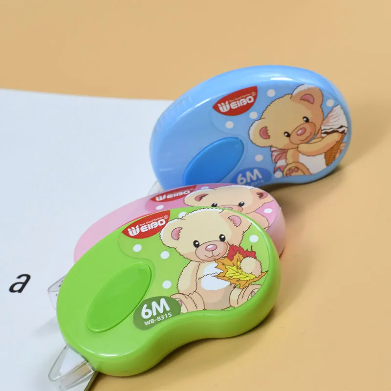 8315Kawaii Белая Корректирующая лента школьные принадлежности Принадлежности для