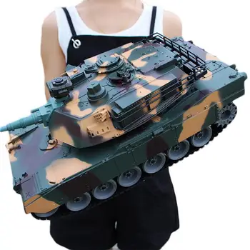 

RCtown Remote Control Tank Model Toy Launching Metal RC Vehicle Toy for Kids