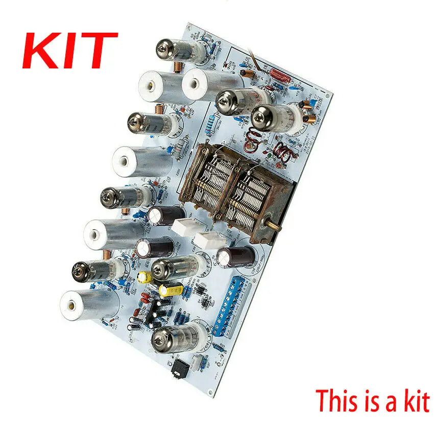 Nostalgic Vacuum Tube FM Radio Wireless Audio Stereo Receiver DIY Kit