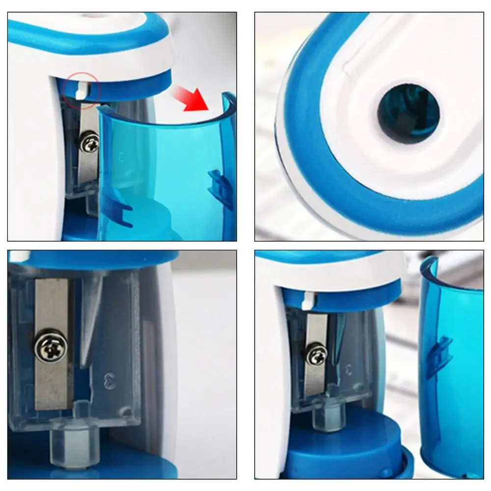 Stationery Quiet Electric Pencil Sharpener School Supplies Automatic Electric Switch Pencil Sharpener Home Office Accessories