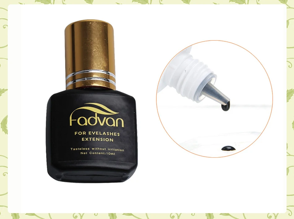 Cola para Cílios Fadvan Extensão 1-3 Segundos Secagem Rápida Profissional Cílios Edifício 5 ml - 10 6 Cheap Cola para cílios