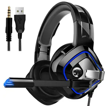 

2020 4D Stereo High-end LED Earphone Gaming Headset For Nintendo Switch/PC / Xbox One / PS4 Line Length 2.2 Meters Headphones