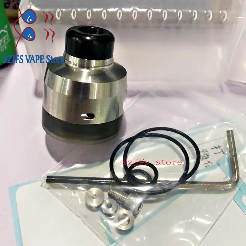 Электронные сигареты регулируемый 22 мм RDA с резиновым дрипкончиком