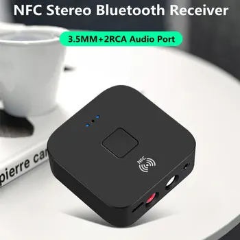 

Wireless Bluetooth Adapter Bluetooth 5.0 Aux Receiver Transmitter RCA NFC 3.5mm Jack Aux Audio Adapter For Car Speaker Phone