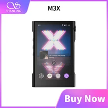 SHANLING M3X MQA MP3 Player Bluetooth Dual ES9219C DAC/AMP DSD256 32bit/384kHz Hi-Res Portable Music Player