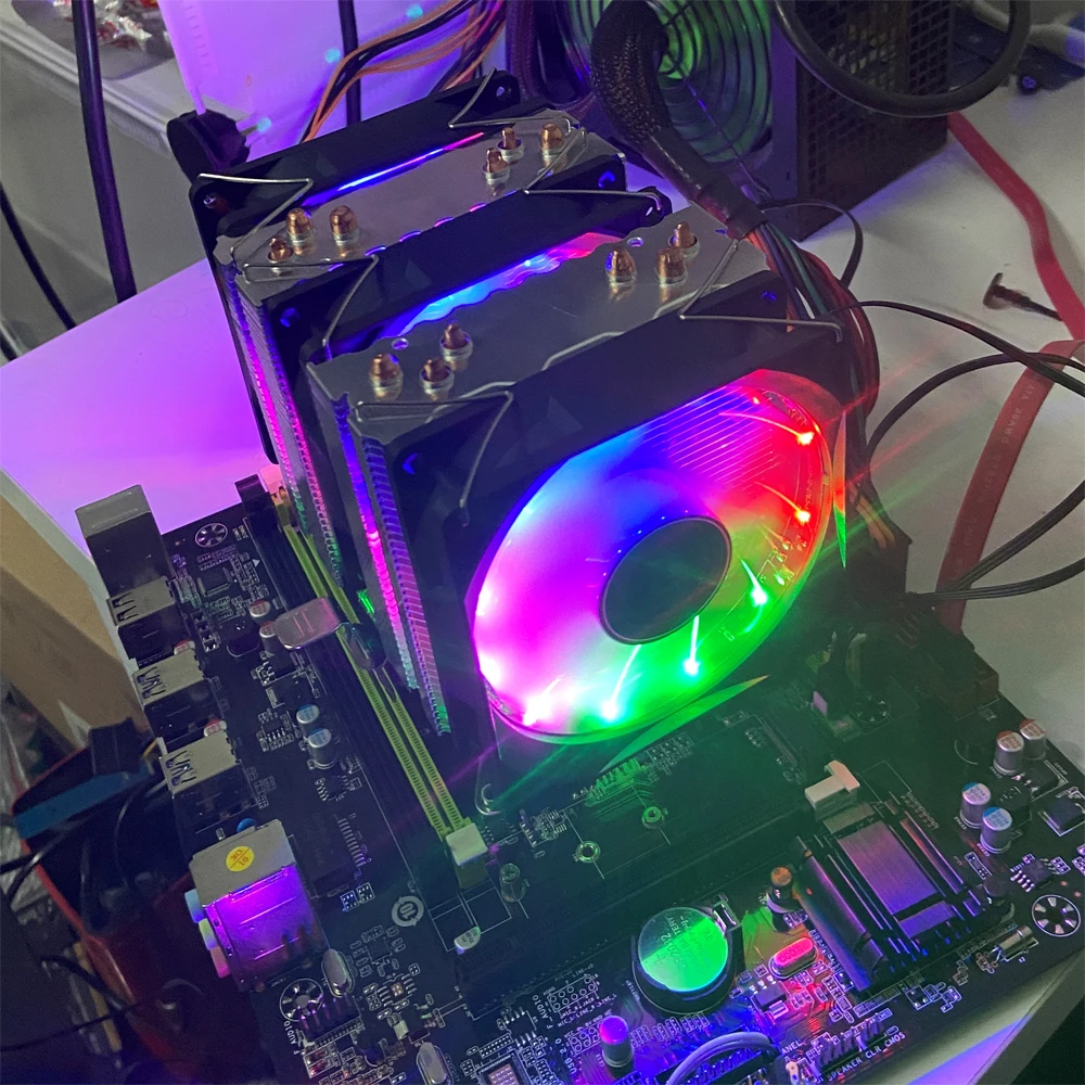 refrigeração cooler 4 pinos pwm rgb pc