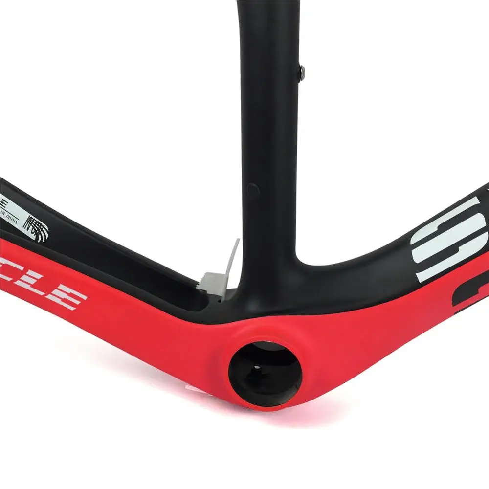 Discount Spcycle 700C Cycling Road Carbon Bicycle Frames,China Factory OEM Full carbon Fiber Road Bike Frame+Fork+Seatpost+Headset 3