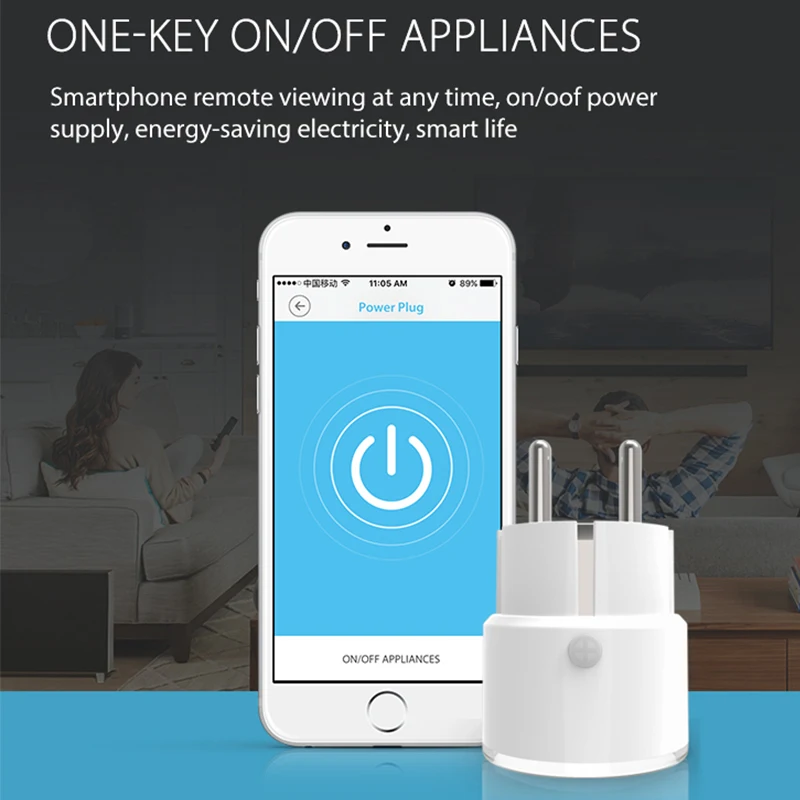 Франция 10A Smart Plug Поддержка Amazon Alexa Google Home, IFTTT дистанционное управление WiFi переключатель мини розетка таймер