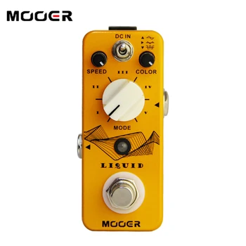 

Mooer Micro Liquid Digital Phaser Guitar Effect Pedal with 5 Different Effects 3 Selectable Wave True Bypass Full Metal Shell