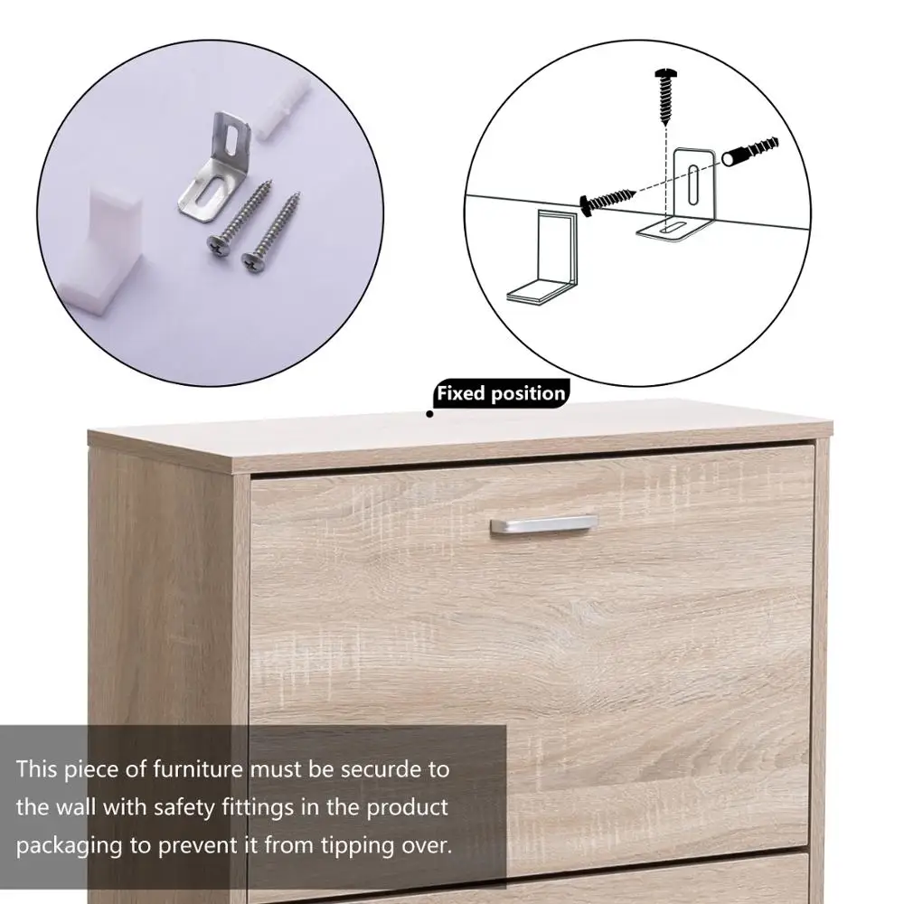 Wood 3-Drawer Wooden Shoe Storage Cabinet Cupboard Shoe Storage Organiser Unit Pull Down Wooden Home Furniture Wood 3-Drawer Wooden Shoe Storage Cabinet Cupboard Shoe Storage Organiser Unit Pull Down Wooden Home Furniture