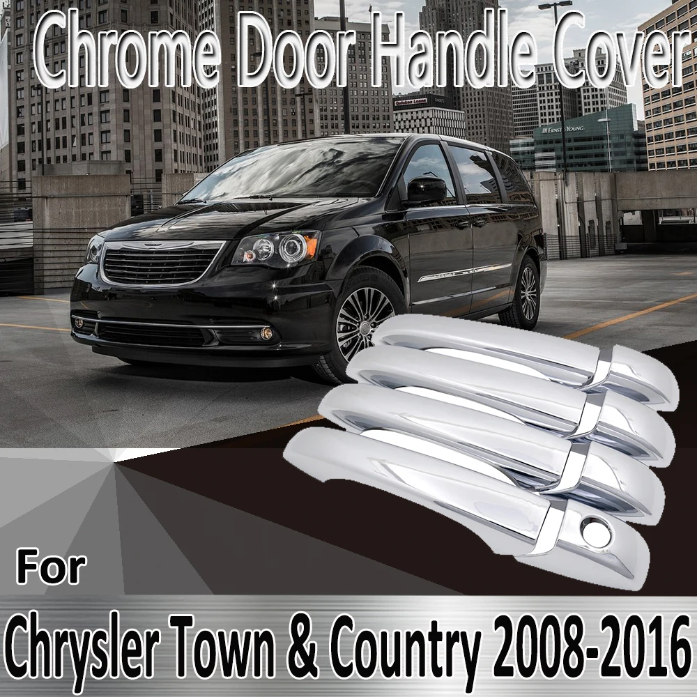 Хромированная накладка на дверную ручку для Chrysler Town &amp country Voyager Dodge Caravan VW Routan Ram C/V