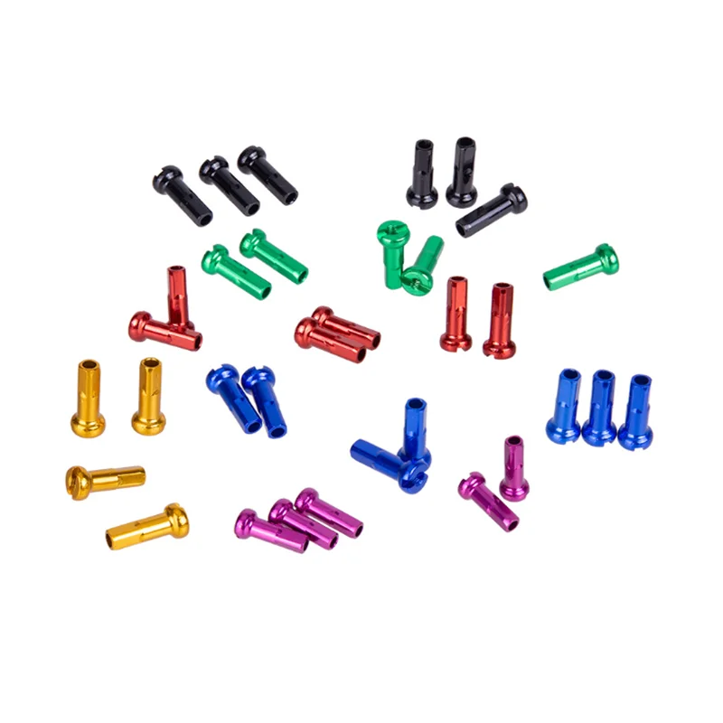 ZTTO High strength Aluminum alloy Spokes Black Red Blue Gold Green Purple Bicycle Nipples 14G 2.0 14mm 2.0mm Nipple |