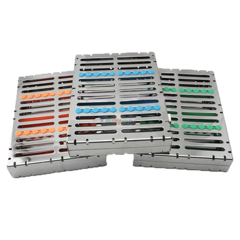 

Dental Sterilization Cassette Rack Surgical Instruments Holder Tray Stand Autoclavebale Detachable Box Dental Clinic Tool