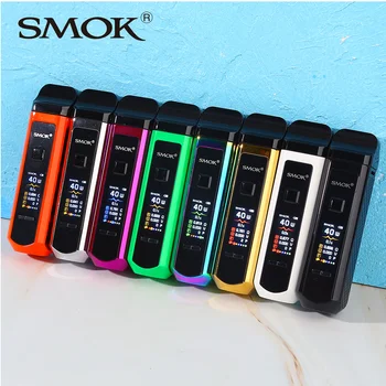 

SMOK RPM40 Pod Kit Vape 1500mAh RPM 40 4.3ml Cartridge RPM Coil 4.5ML Nord Pod RBA Electronic Cigarette Vaporizer VS Target PM80