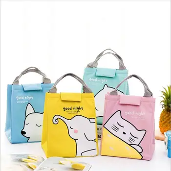 

Portable Insulated Oxford Lunch Bags Thermal Food Picnic Lunch Bags For Women Kids Functional Pattern Cooler Lunch Box