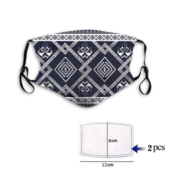 

3D Masques Bohemian Mandala Pattern Women Mouth Mask Adjustable Washable Boys Unisex Cover Face Mascaras de Mujer Dropshipping
