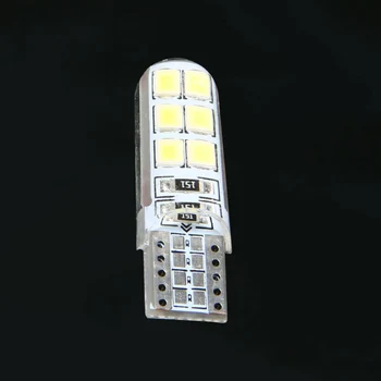 

Canbus Car Lights Error Free Silicone Bulb Xenon T10 W5W 12SMD 2835 Replacement