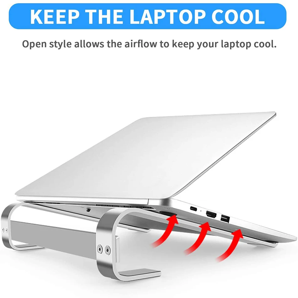 Laptop Stand Universal Portable Aluminum Alloy Cooling Heat Dissipation Notebook Holder For Macbook Pro iPad Dell Lenovo
