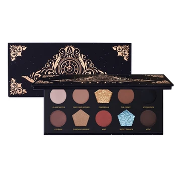 

HOT 10 Color Matte Eye Shadow Palette Waterproof Antifouling Durable Dyeing Pearlescent Eye shadow Tray Makeup Tools MKXJ