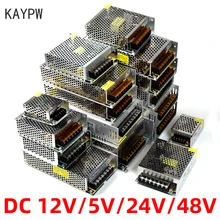 Kaypw zasilacz transformator światła AC 110V 220V do DC 5V 12V 24V 48V zasilacz źródło Adapter do taśmy Led CCTV(China)