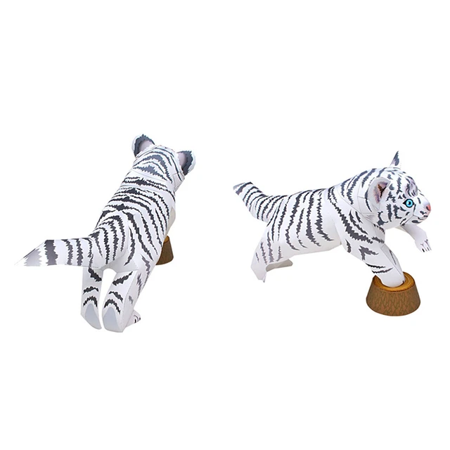 Tigre branco Modelo 3d