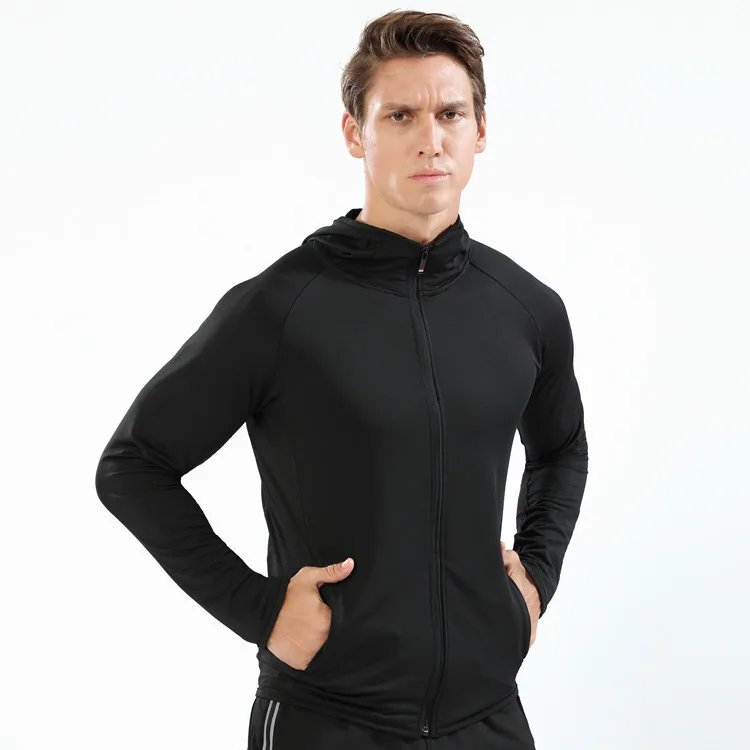 Для мужчин сплошной спортивный костюм, спортивные костюмы с длинными рукавами, толстовка с капюшоном+ штаны для фитнеса, йоги и занятий спортом, комплекты в стиле пэчворк, комплект для бега