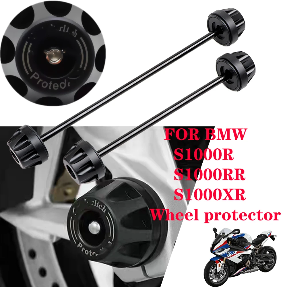 Front & Rear Axle Sliders For Yamaha MT-09/FZ-09/FJ-09 | Aluminum Crash Protectors | 2013-2020 Models