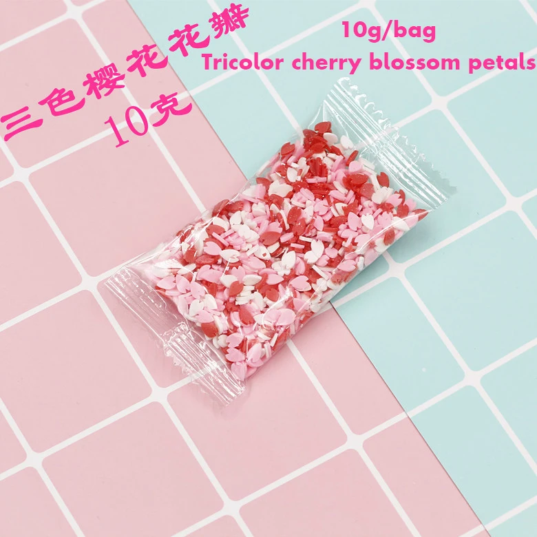 10g-sanhua 10 г бусины для слаймов, мягкая глина, шоколадные аксессуары для украшения торта, DIY аксессуары для моделирования, еда, игровой набор, игрушки для детей,слайм добавки для слаймов слаймы клей для слаймов шармики для - Цвет: 10g-sanhua
